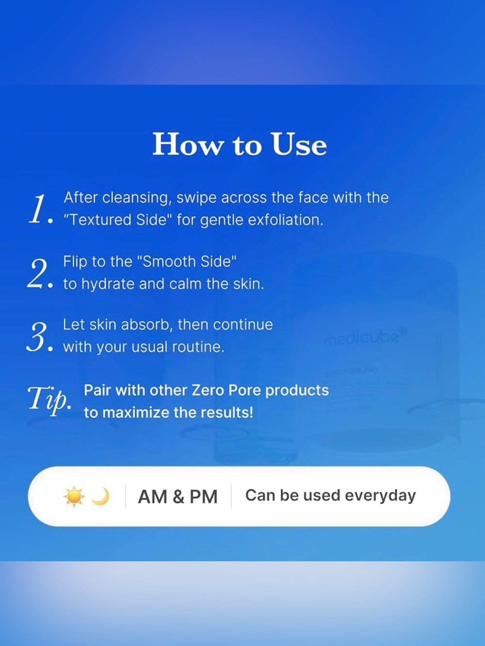 Medicube Zero Pore Pads $33 Retail - Picture 3 of 4